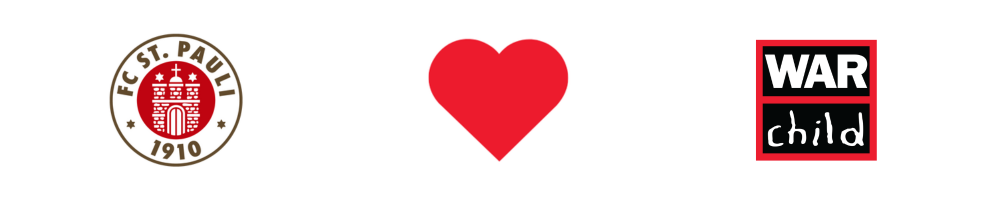 St. Pauli Logo Herz War Child Logo