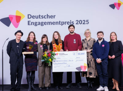 TeamUp mit dem Deutschen Engagementpreis 2025 ausgezeichnet